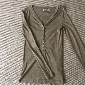 Michael Stars Long Sleeve Button Up